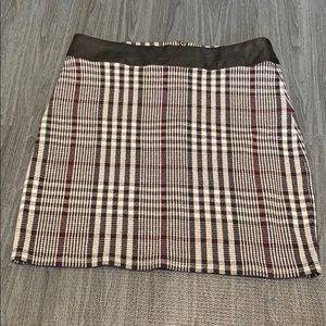 Abercrombie and Fitch plaid mini skirt